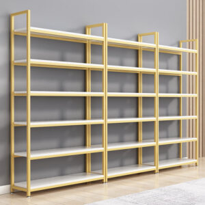 Cheap Flower Shop Shelving Convenience Store Supermarket Shelf Heavy Duty Wood Iron Shelves Wooden Cosmetics Display Stand