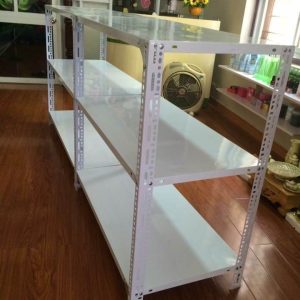 Kệ sắt v lỗ mặt nhựa