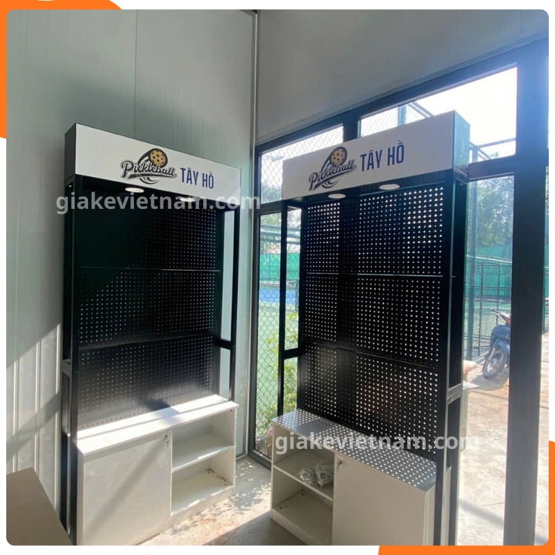 Giá kệ treo phụ kiện điện thoại gắn rãnh treo chắc chắn