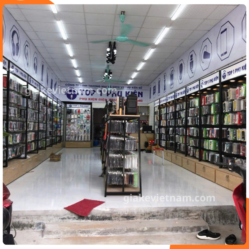 Giá kệ treo phụ kiện điện thoại hỗ trợ sắp xếp khoa học