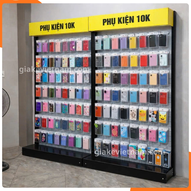 Mẫu giá kệ treo phụ kiện điện thoại đa năng, dễ lắp đặt