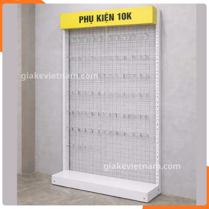Giá kệ treo phụ kiện điện thoại tối ưu trưng bày cửa hàng