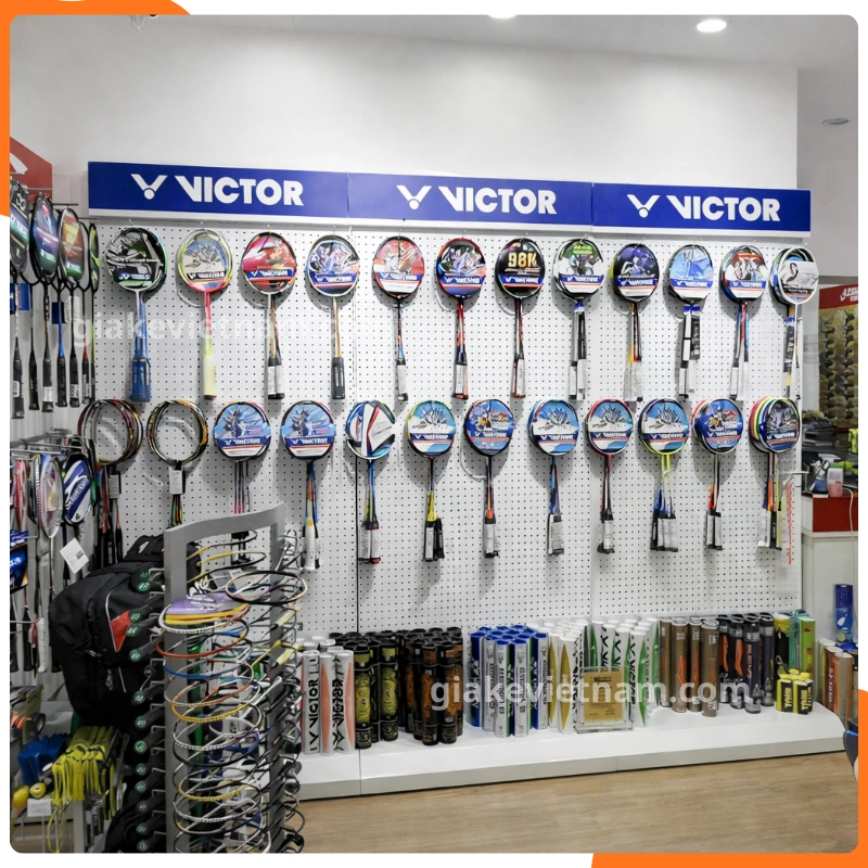 50+ mẫu kệ trưng bày, kệ treo vợt cầu lông đẹp hút khách
