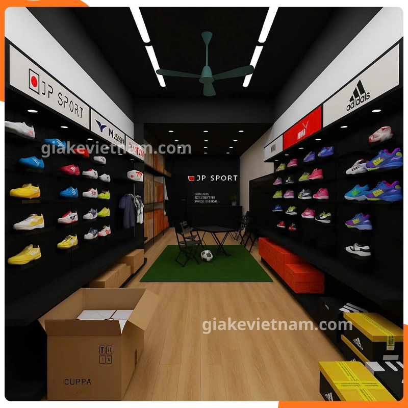 100 mẫu kệ trưng bày bóng đá thu hút khách hàng