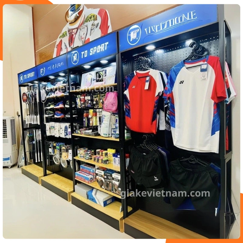 Kệ trưng bày bóng đá gắn tường thẩm mỹ, tiết kiệm diện tích