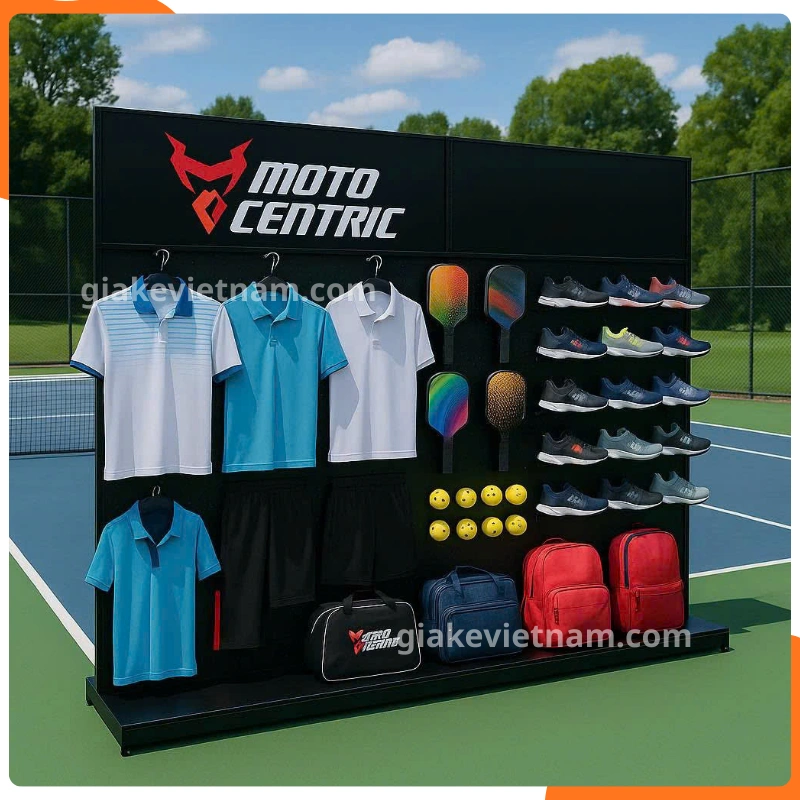 Kệ trưng bày bóng đá đa dạng mẫu mã, dễ lắp đặt